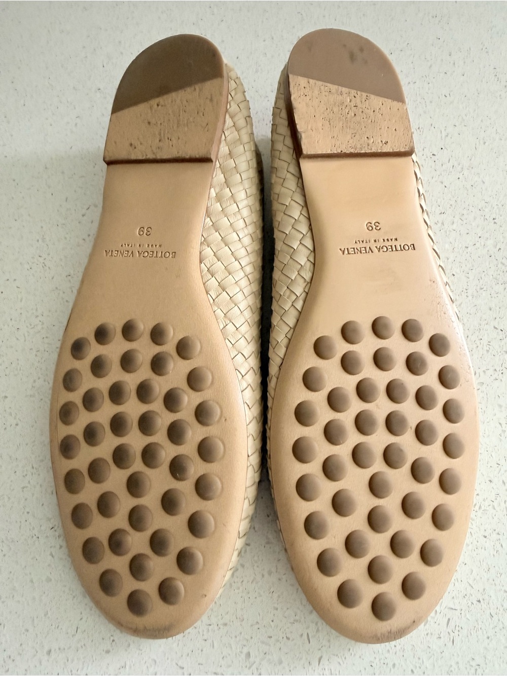 BOTTEGA VENETA Intrecciato Ballet Flats Beige Size EU 39 US 9 - Picture 12 of 12